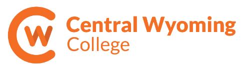 Central Wyoming College logo in orange