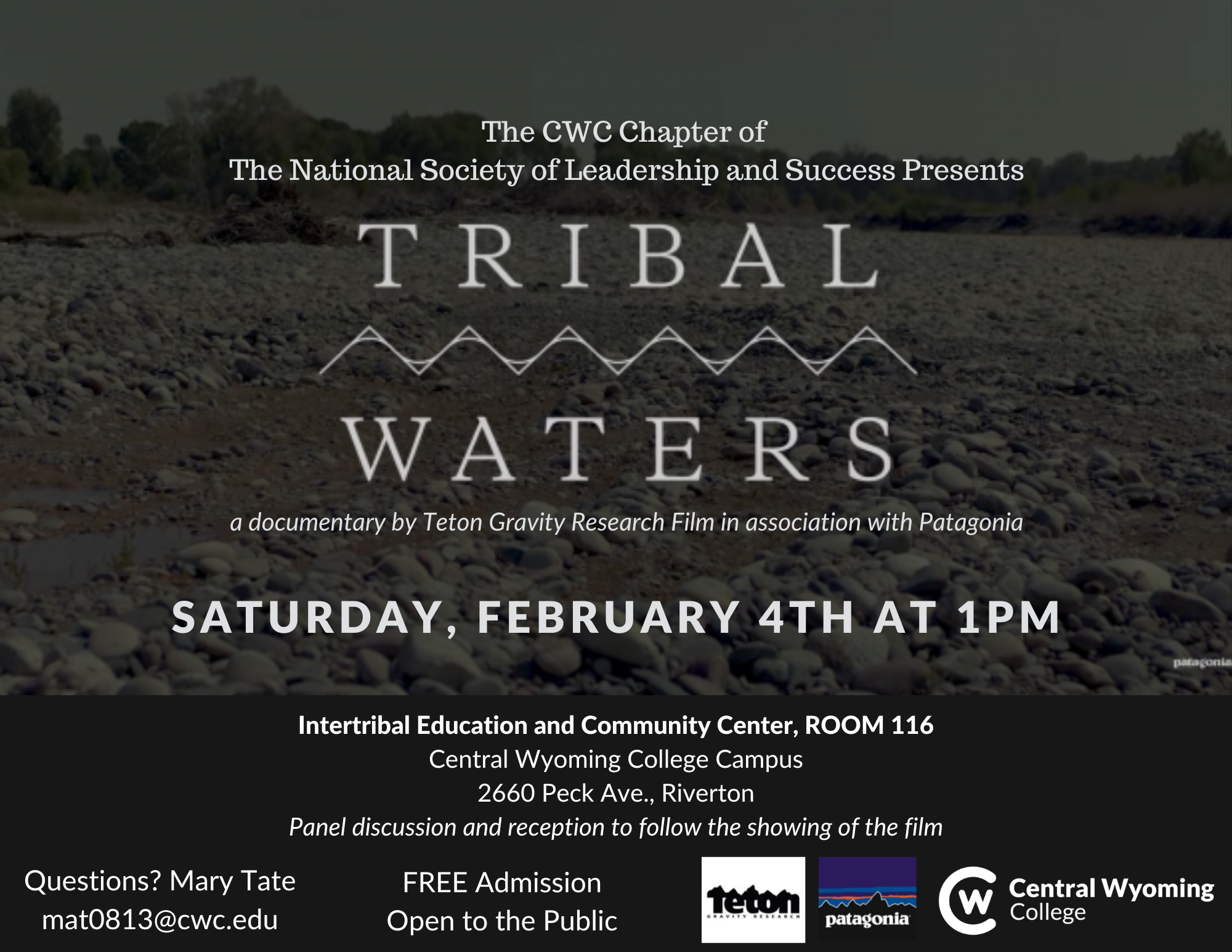 Tribal Waters Film Promotional Graphic