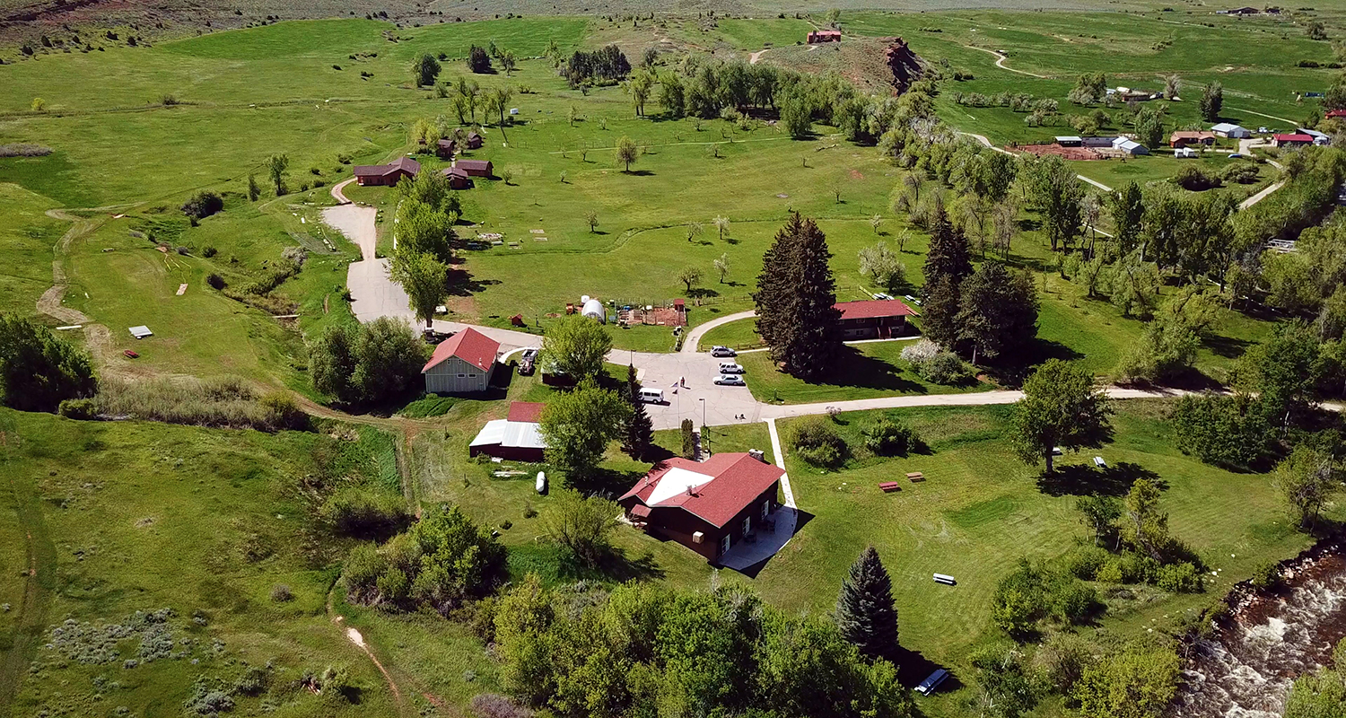 An aerial view of CWC's Alpine Science Institute